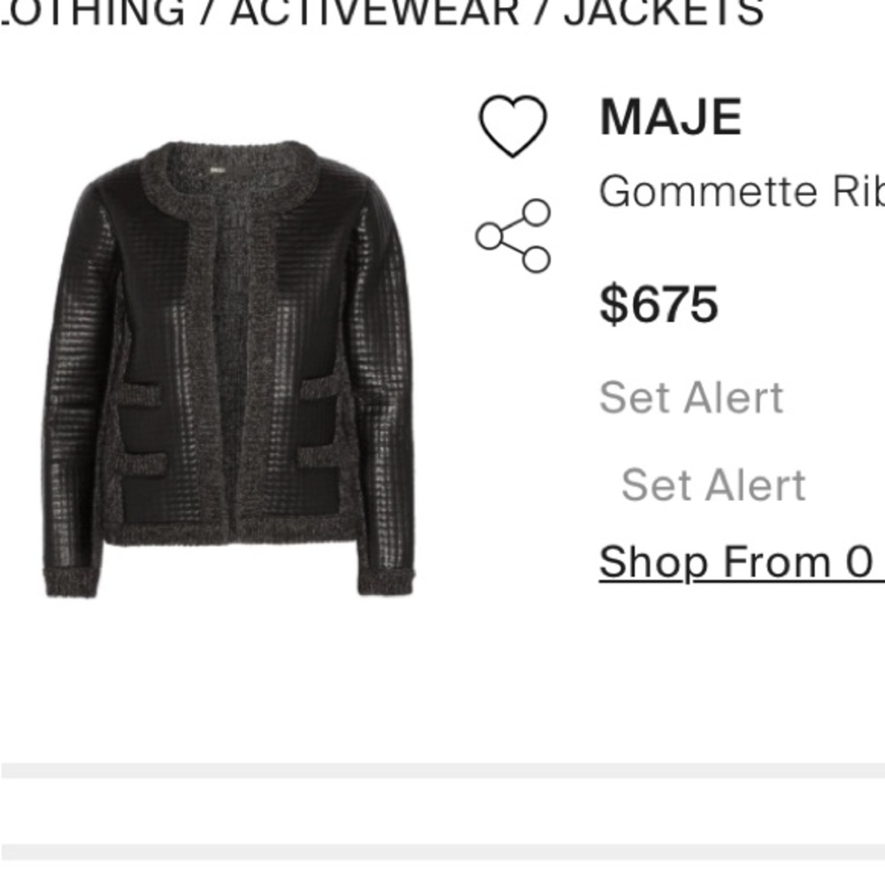 Maje jacket - Picture 5 of 11